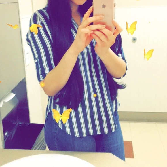 Love Tree Striped Top - Picture 7 of 7